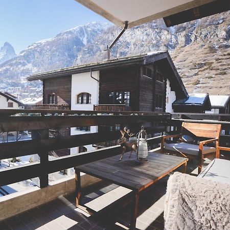 Stylish Home With Matterhorn View In The Center Церматт Екстер'єр фото
